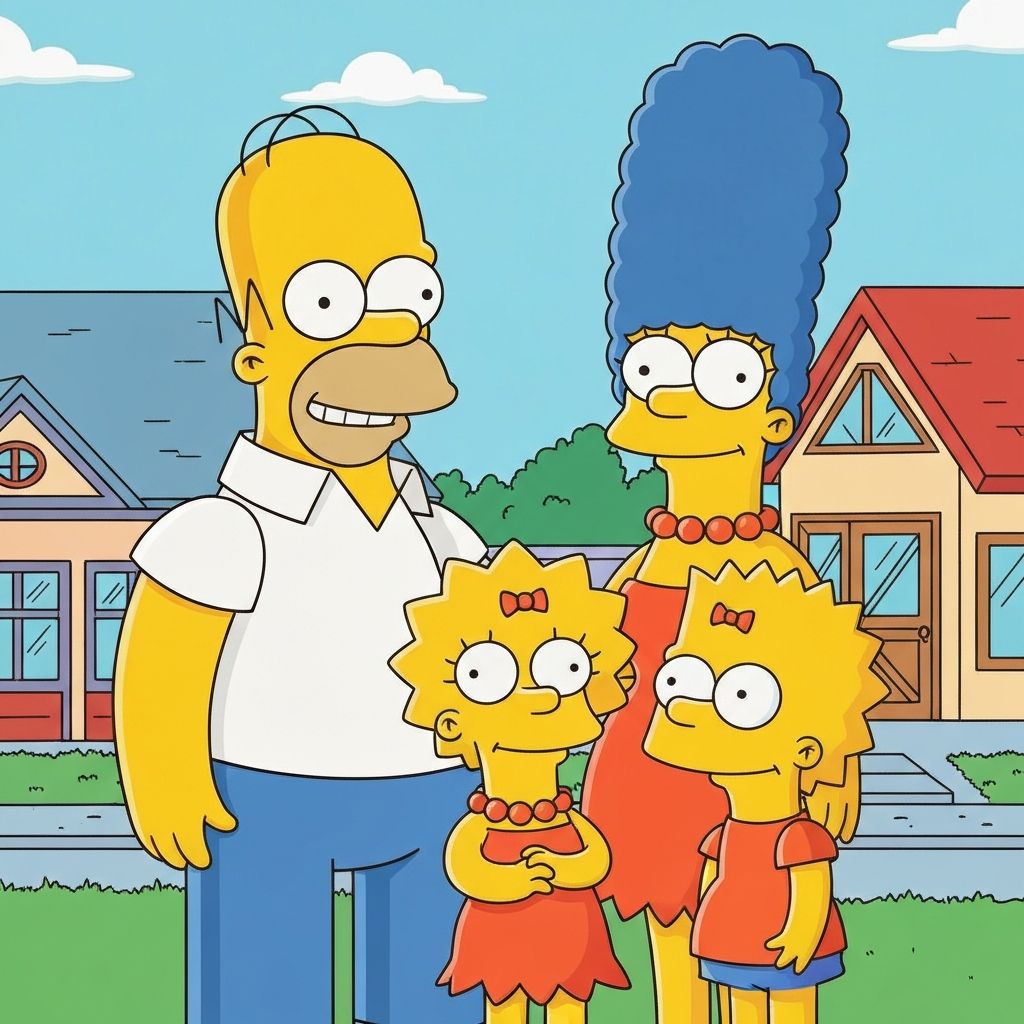 Simpsons style
