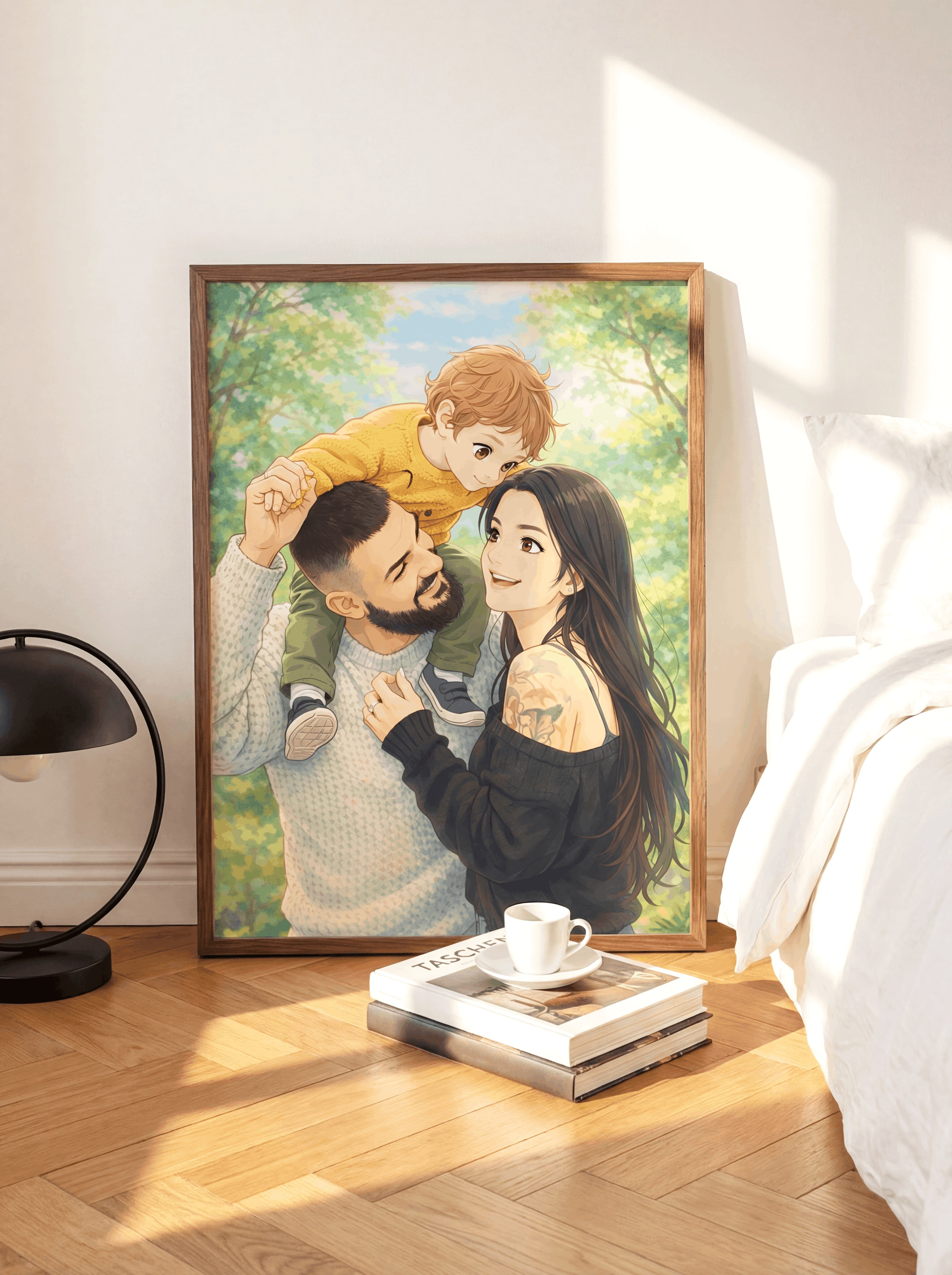 Anime family portrait