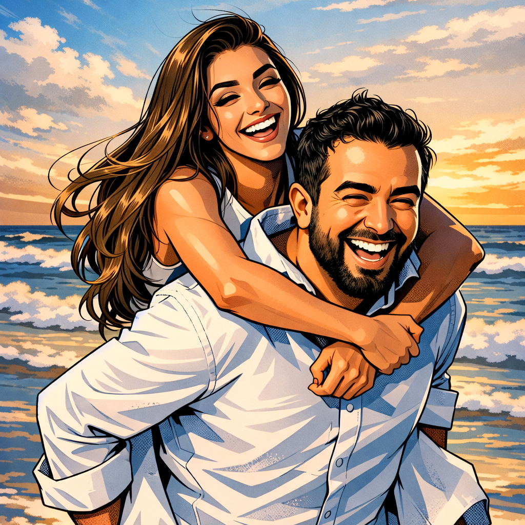 Comic Book portrait example